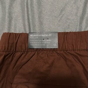 Rich brown colored pull on ments pants size large from VRST. Originally $80